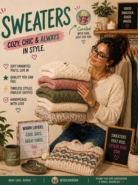 SWEATERS BY ISOLDA OOAK